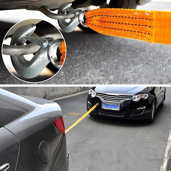 Generic Offfre Corde de remorquage de câble de voiture avec des crochets en  acier 3 M à prix pas cher