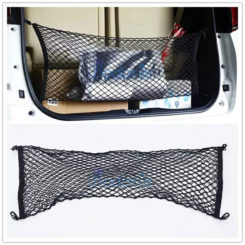 DoubleCouche110X40cm - Filet à bagages en Nylon élastique pour voiture,  Accessoire