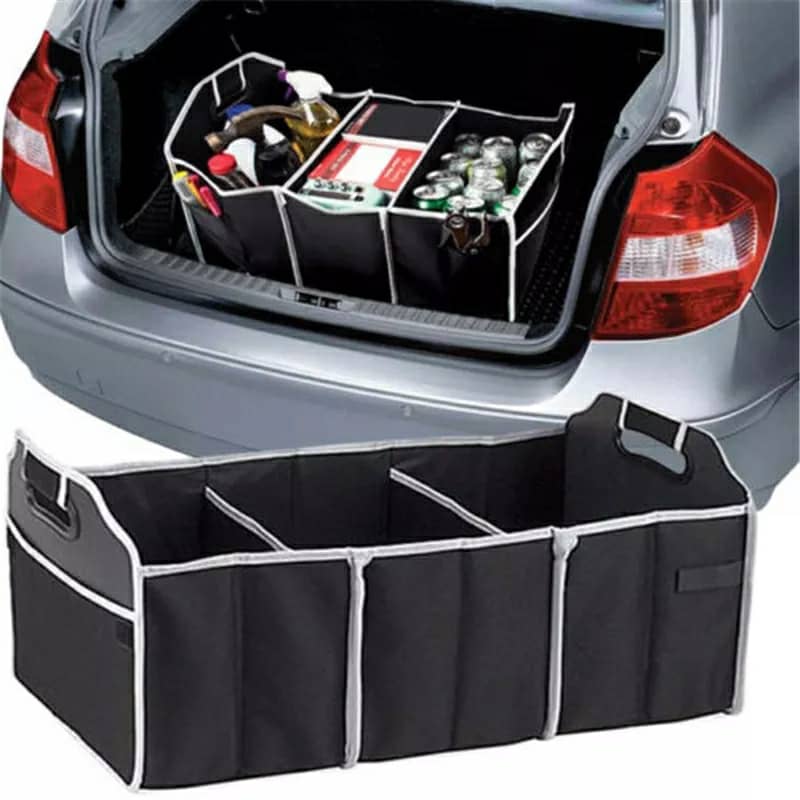 Boîte de rangement Boîte de stockage de voiture Pliable Coffre de voiture  Boîte de stockage de voiture Pliable