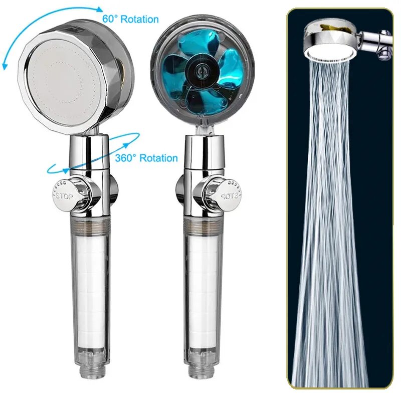 Pommeau de douche haute pression réglable avec filtre, 3 modes, économie  d'eau - Letshop.dz