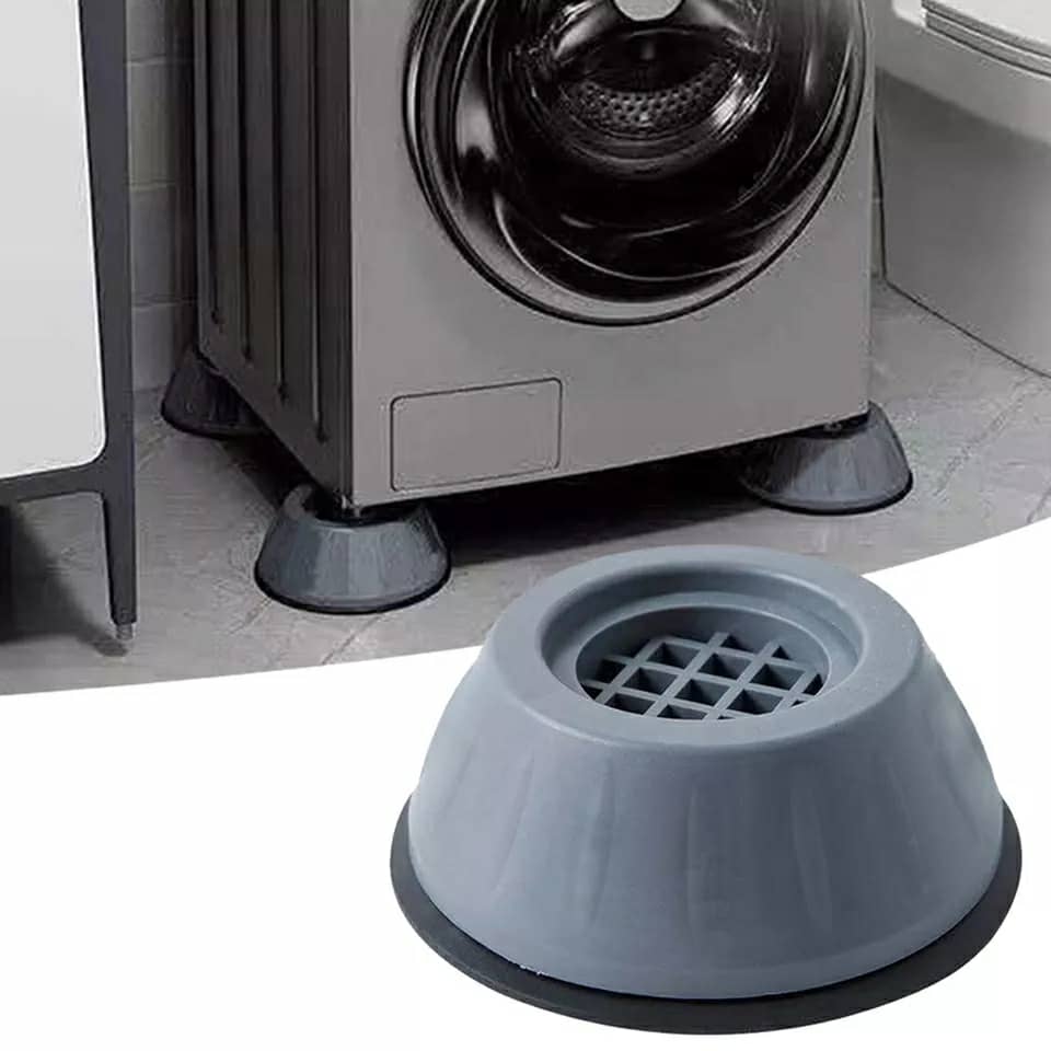 Coussinets anti-vibrations pour machine à laver, 4 pcs laveuse et sécheuse  Chocs et coussinets de pied anti-bruit
