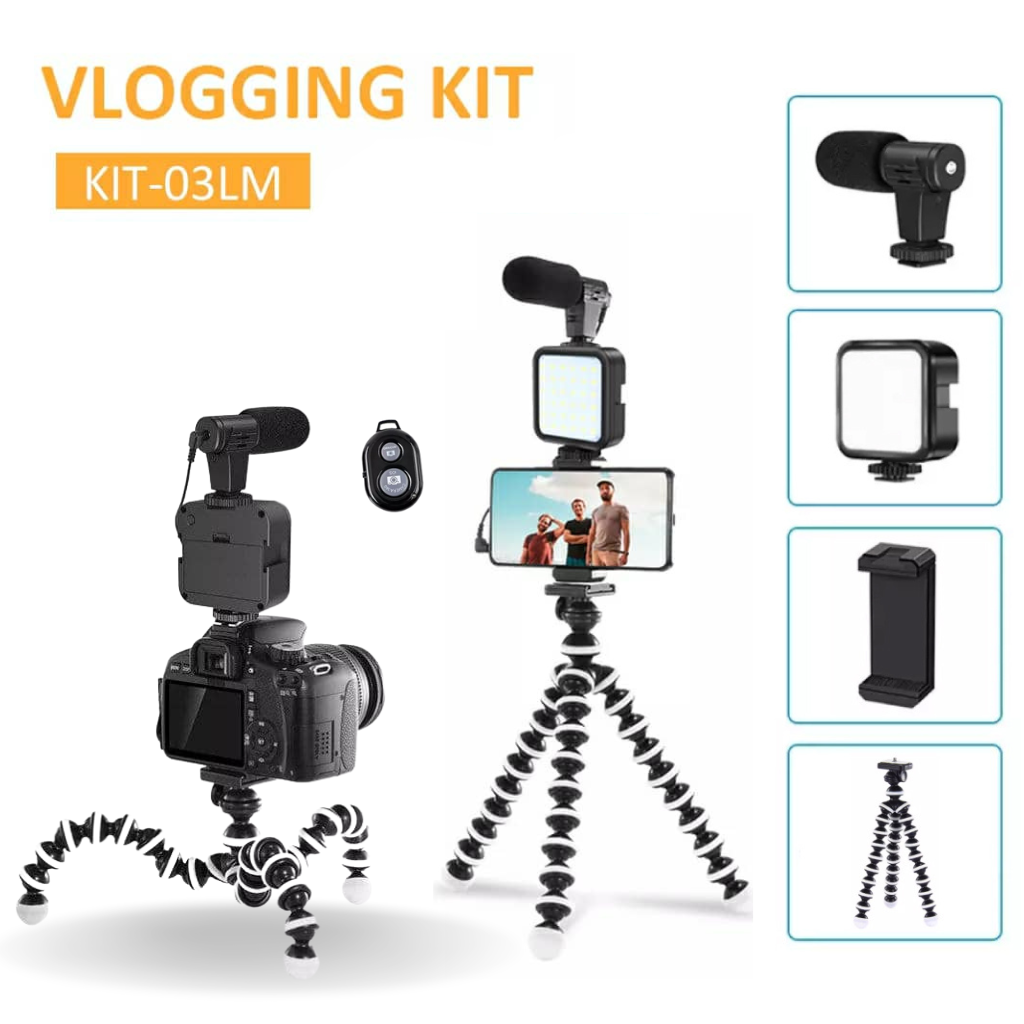Kit de vlogging professionnel Équipement de prise de vue vidéo