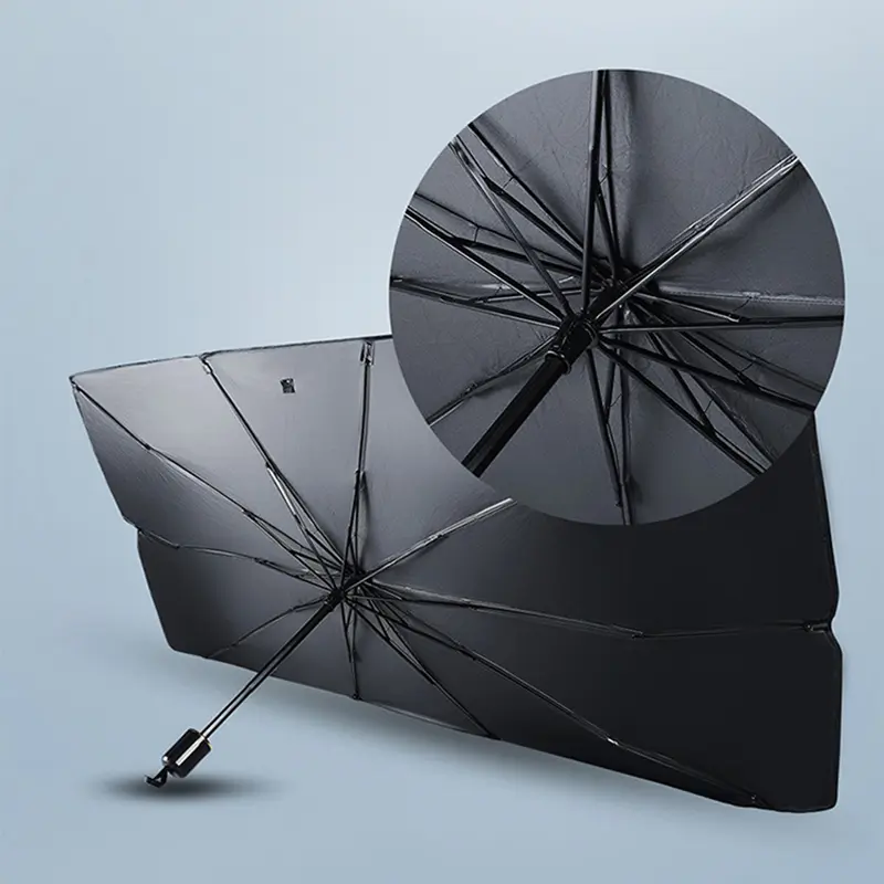 Parapluie Pare-Soleil Pliable pour Pare-Brise de Voiture Avan – Matériau  réfléchissant Protection Solaire Universel