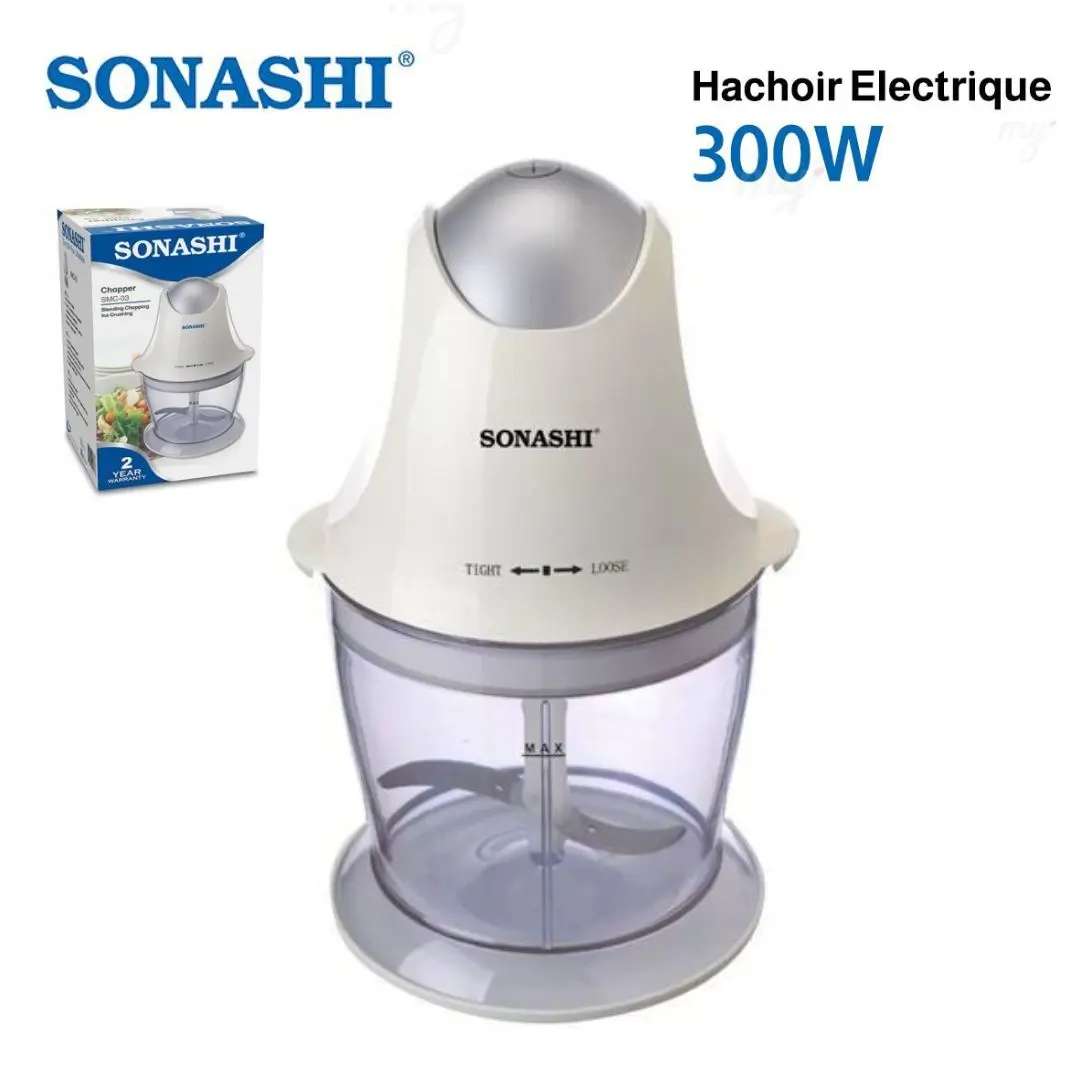 Hachoir Electrique Sonashi 2Vitesses 300W SMC-03 - Letshop.dz