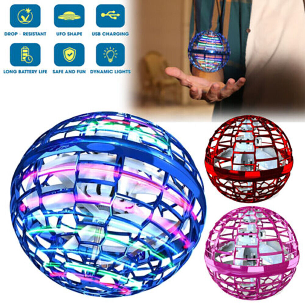 Flying Ball jouets, Boule Volante lumineuse Hover ball Fly Spinner