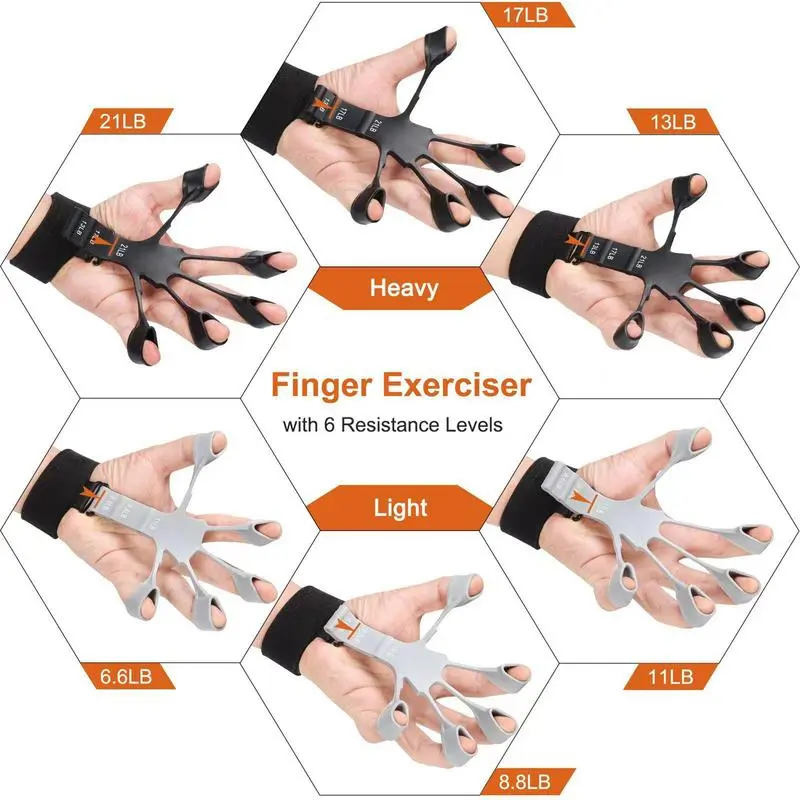 Finger Exerciseur de doigts pour l'entraînement physique et renforcement  des mains