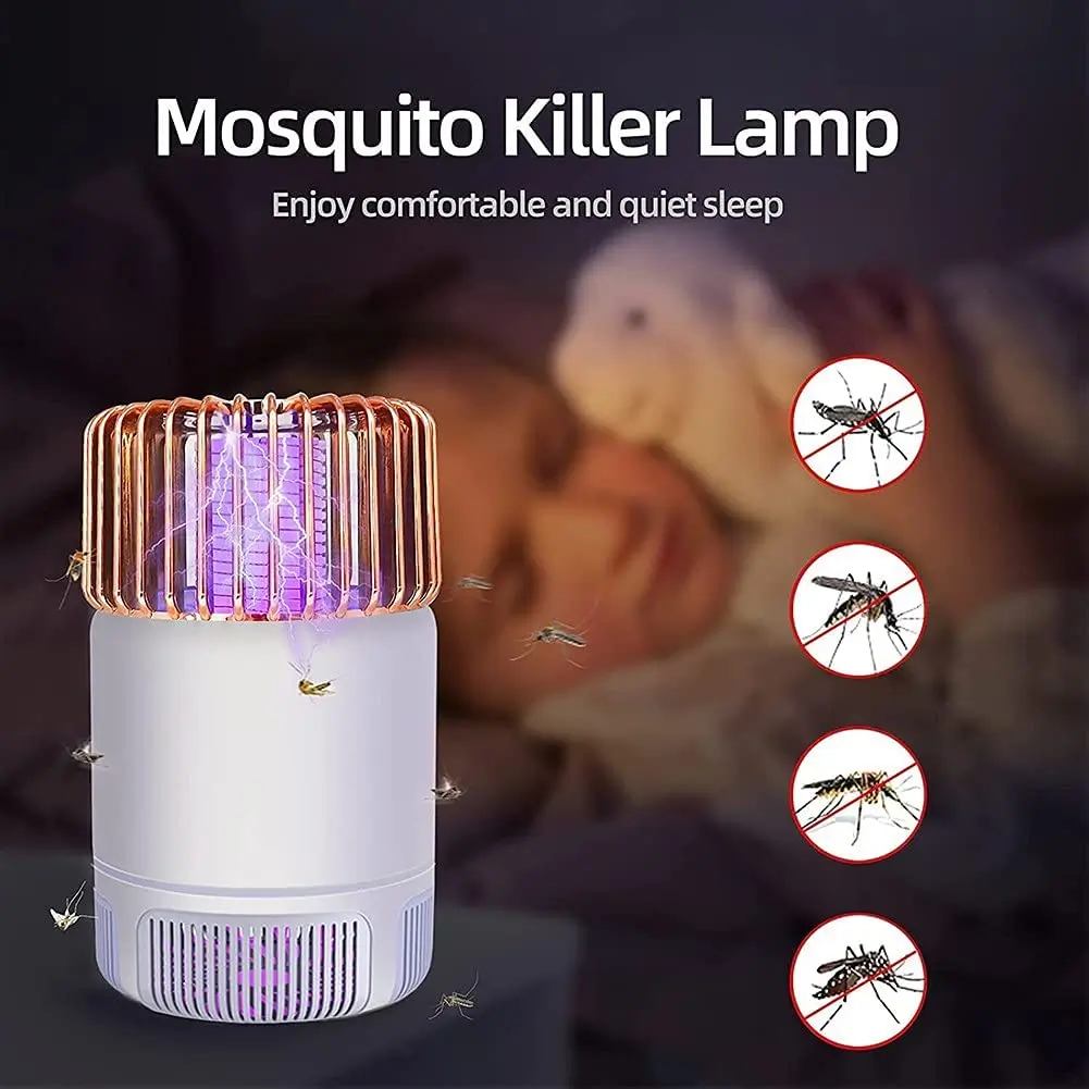 Lampe anti moustiques 7W Lampe UV Anti insectes Sur pieds ou