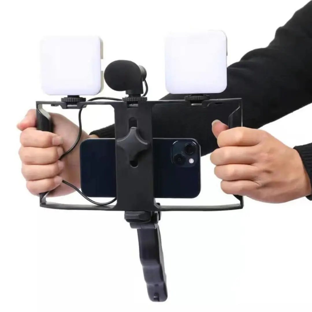 Kit Stabilisateur Manuel Pour Caméra D'action ou Smartphone - Lumen Market