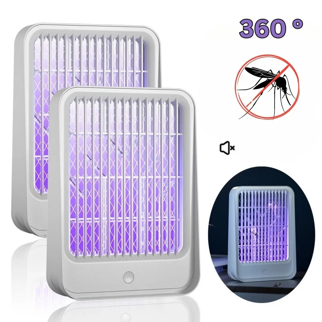 Lampe Anti Moustiques LED UV USB Portable Piège A Mouche Tue Insectes  Volants