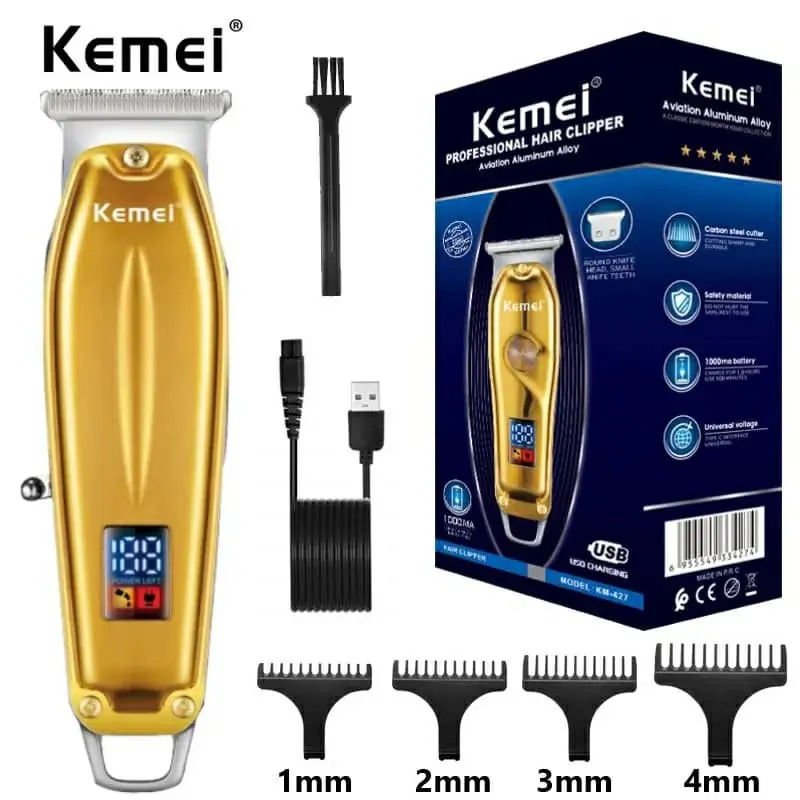 Kemei KM-426 Professionnel Tondeuse À Cheveux Rechargeable Électrique