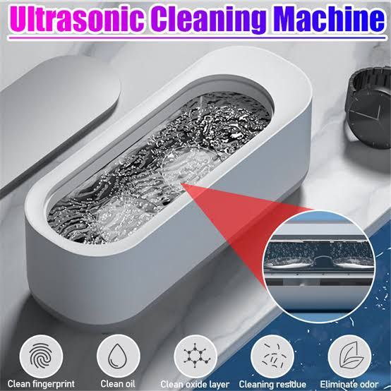 Machine de nettoyage accessoire ultrasonique Portable, élimine les taches,  bijoux, lunettes,bague - Letshop.dz