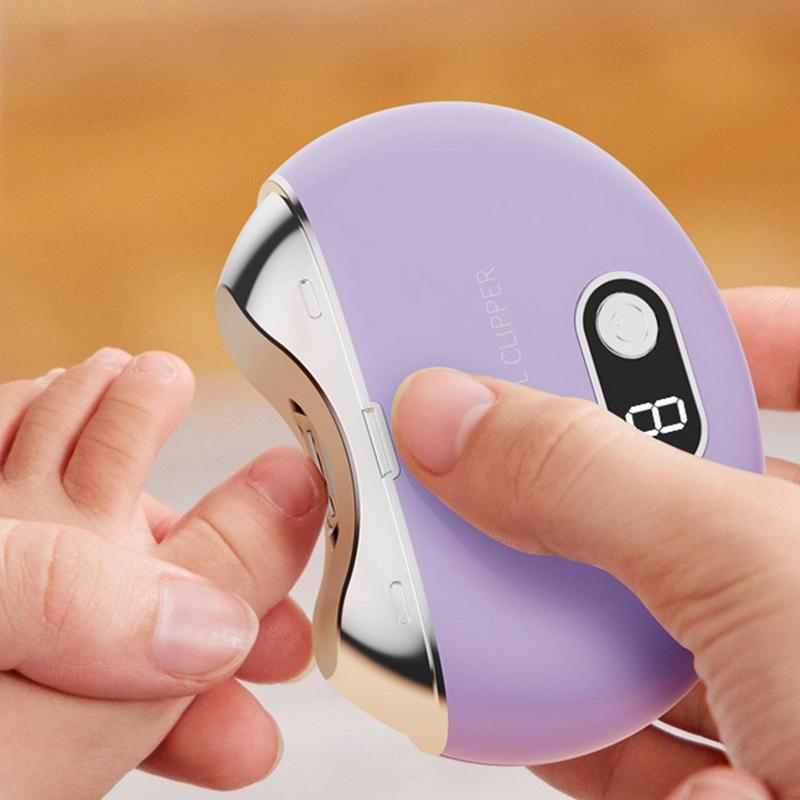 Coupe-ongles électrique pour adultes, coupe-ongles électrique pour bébés,  avec rechargeable par USB, pour nourrissons, tout-petits enfants et femmes