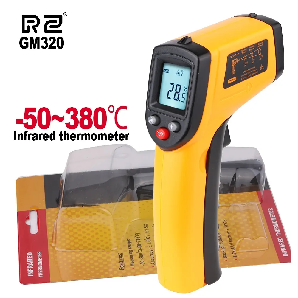 Thermomètre infrarouge laser numérique, Algeria