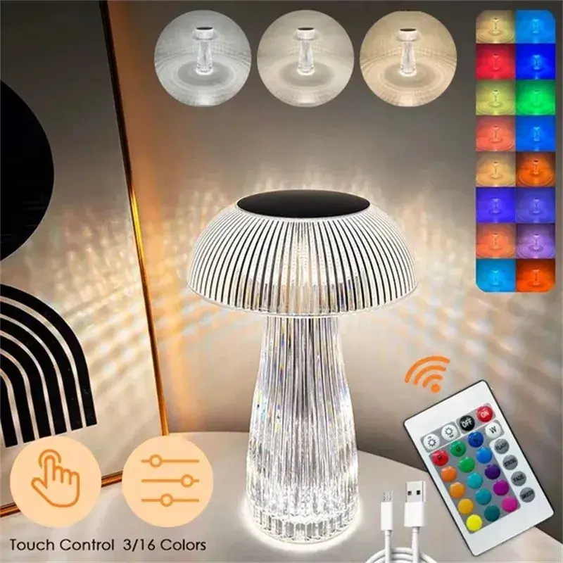 10 Paquet Base de Lampe de Nuit 3D LED + TéLéCommande + Câble USB,  PréSentoir de