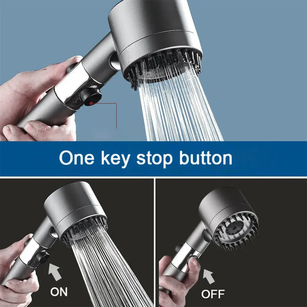 Pommeau de douche haute pression réglable avec filtre, 3 modes, économie  d'eau - Letshop.dz