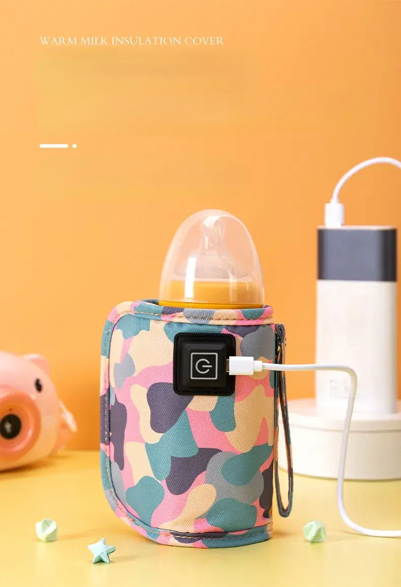Acheter Chauffe-biberon à lait Portable pour bébé, sans fil, 4 niveaux de  température réglable, étanche