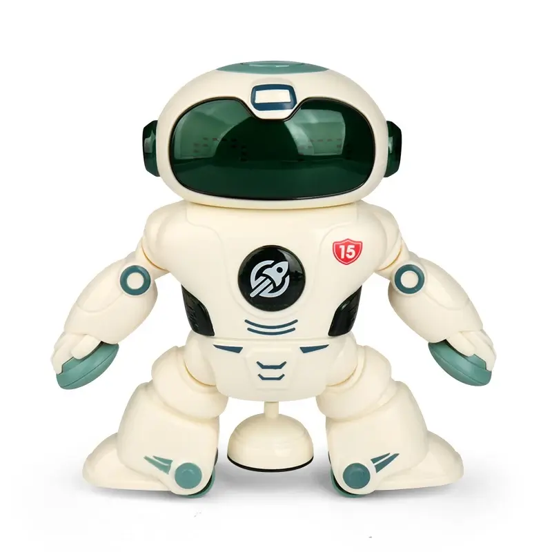 Robot dansant électrique Intelligent, multifonction, rotation à 360 degrés  avec musique légère, jouets électriques pour enfants