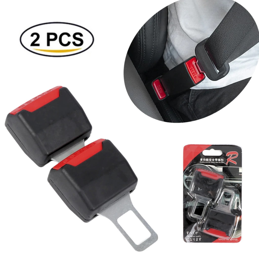2Pcs Rallonge de ceinture de sécurité de voiture anti-Bip