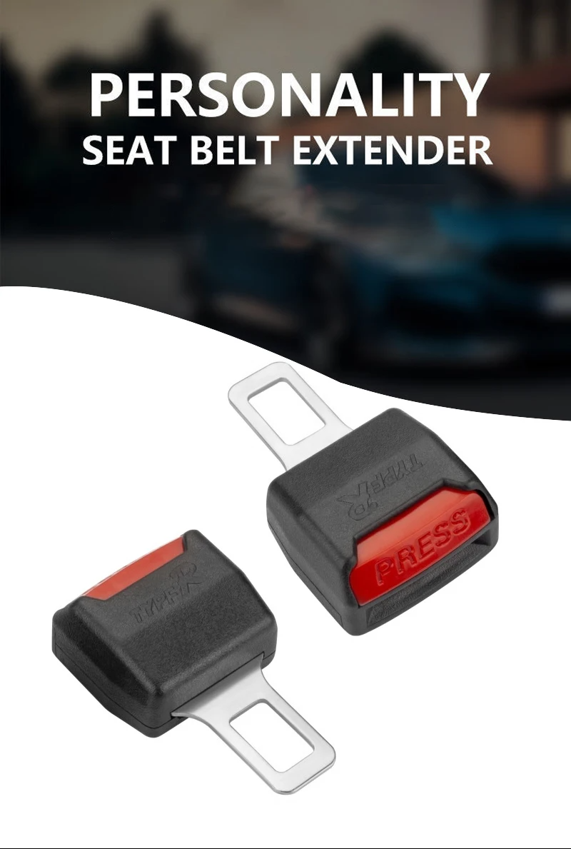 2Pcs Rallonge de ceinture de sécurité de voiture anti-Bip - Letshop.dz