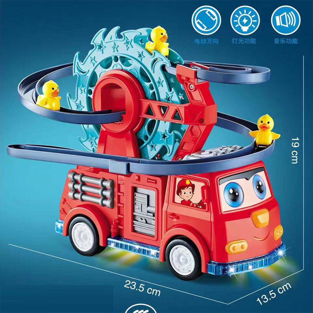Camion De Pompier Télécommandé Avec Lance à Eau | Transformable En Robot | Sons Et Lumières | Cadeau Enfant